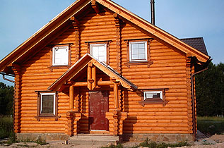 Пример бревенчатого дома 1