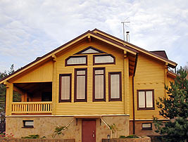 Пример брусового дома 2